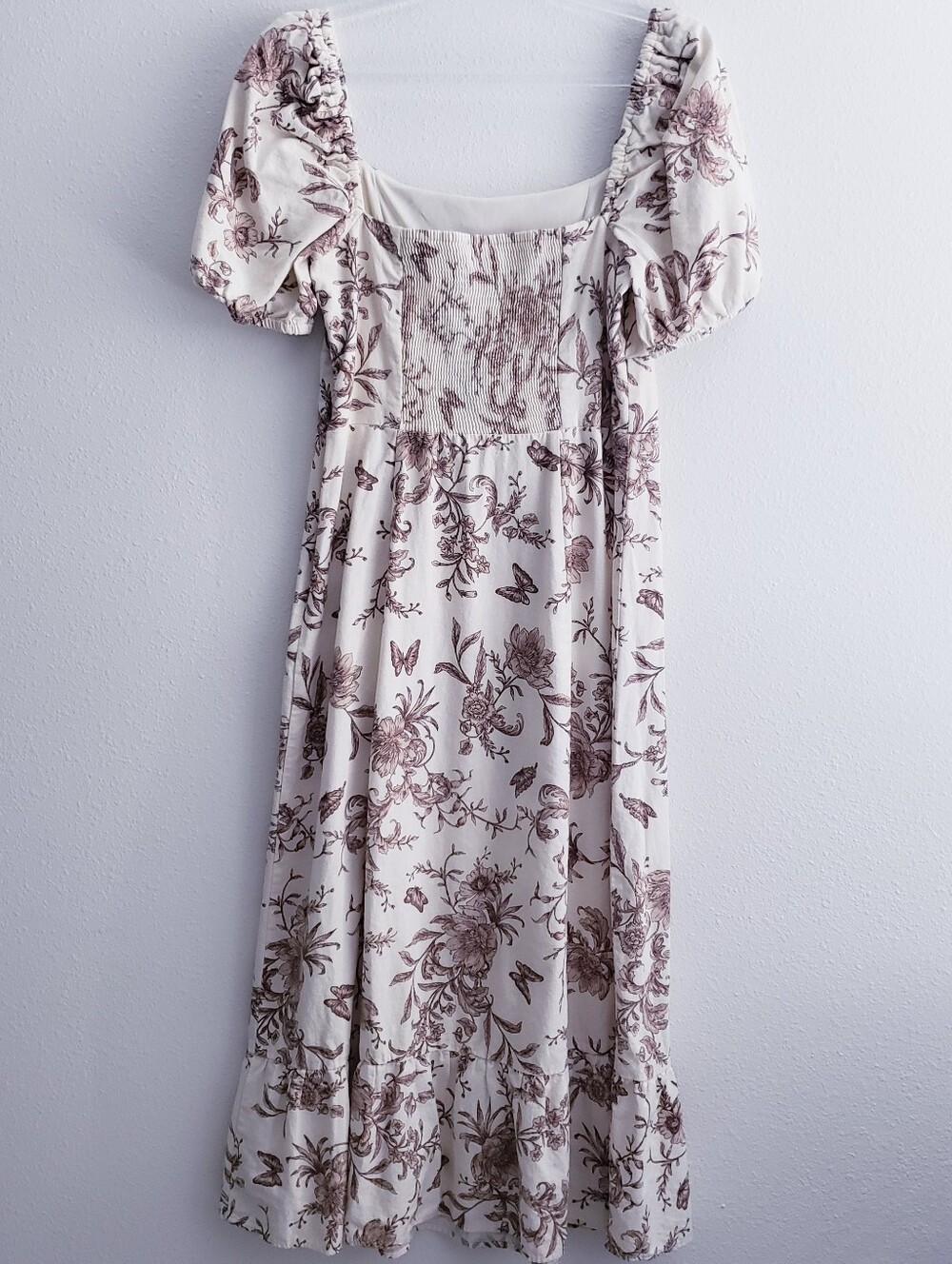 London Times Floral Folk Lore Maxi Dress - Picture 7 of 11